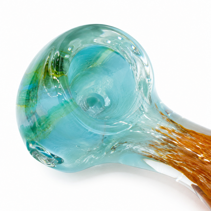 [2PC Bundle] Coral Bloom Glass Hand Pipe Set Assorted Colors 4 inch