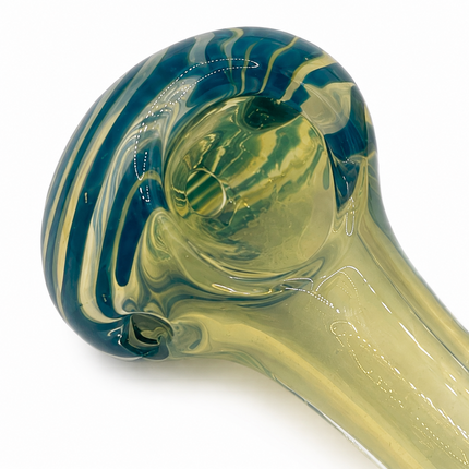 [3PC Bundle] Tornado Ribbon Swirl Glass Hand Pipe Set 4 Inch Assorted