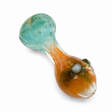 [2PC Bundle] Coral Bloom Glass Hand Pipe Set Assorted Colors 4 inch