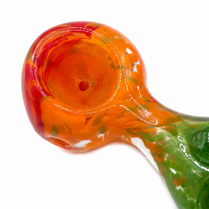 [2PC Bundle] Sunset Garden Glass Hand Pipe Set Assorted Colors - 4 inch