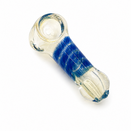 [2PC Bundle] Ocean Grove Duo Handcraft Glass Pipes Green Blue Yellow 3 inch
