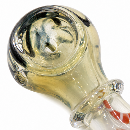 [2PC Bundle] Elegant Honey Swirl Glass Hand Pipe Set Assorted Colors