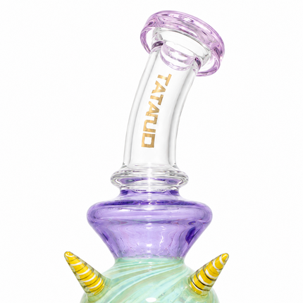 Dreamhorn Cyclops Lavender Fairy Perc 14mm Glass Bong  - Made in USA - 11 Inch