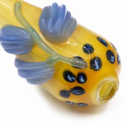 [2PC Bundle] Phoenix Feather Twist Body Color Swirl Glass Hand Pipes Set