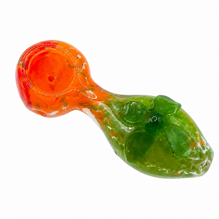 [2PC Bundle] Sunset Garden Glass Hand Pipe Set Assorted Colors - 4 inch