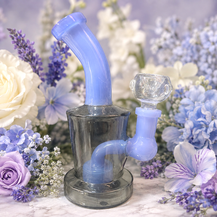 [2PC Bundle] Ocean Mist Frost + Citrus Haze Glow Water Pipe 14mm 6 Inches