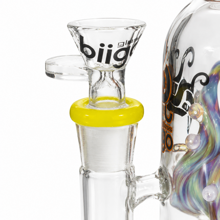 Biigo Sunfire Kraken Tentacle Handcraft Glass Bong - Made in USA - 11 Inch