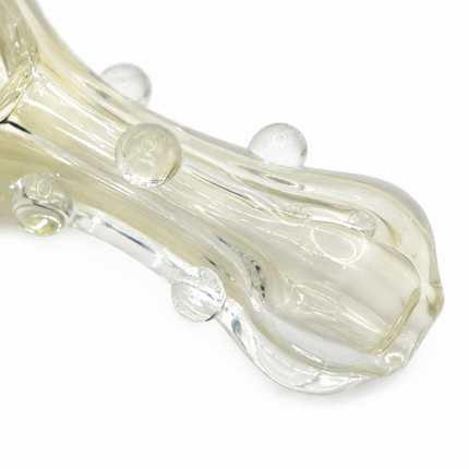 [Pack of 8] Ghost Peanut Mini Glass Hand Pipe Thick Cute Pocket Size - 3 Inch