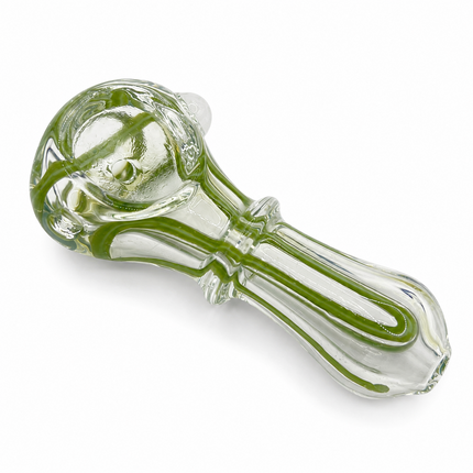 [2PC Bundle] Emerald Gold Fade Handcraft Glass Pipes 3 inch