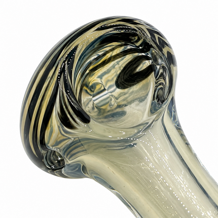 [3PC Bundle] Tornado Ribbon Swirl Glass Hand Pipe Set 4 Inch Assorted