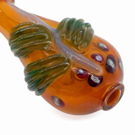 [2PC Bundle] Phoenix Feather Twist Body Color Swirl Glass Hand Pipes Set